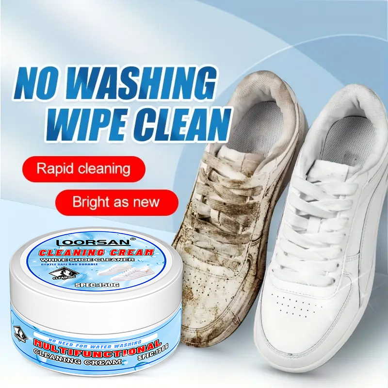 Sneaker Cleaning Kit - LOORSAN Multifunctional White Shoe Cleaning Cream,