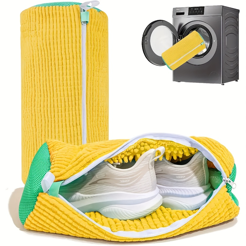 Sneaker Cleaning Kit - 1PC reusable polyester Laundry Shoe Bag