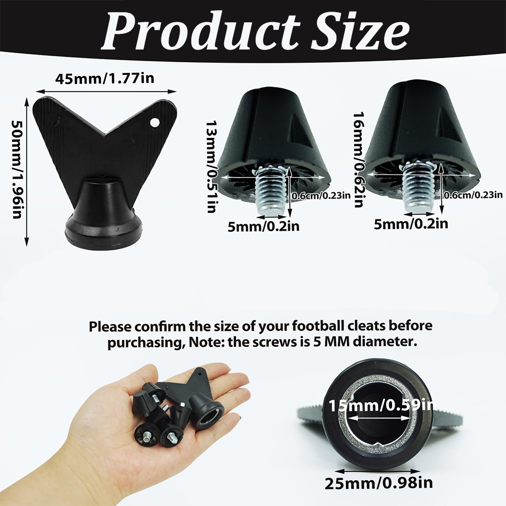 4/12PCS Football Boot Studs Re - Sneaker Care Set のレビューと価格