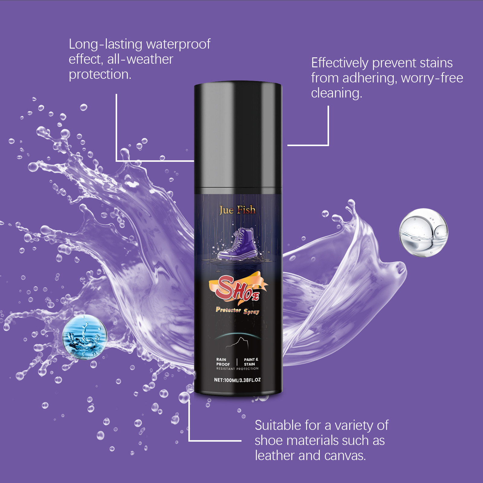 100ML Shoe Protector Spray Cle - Sneaker Cleaning Kit のレビューと価格