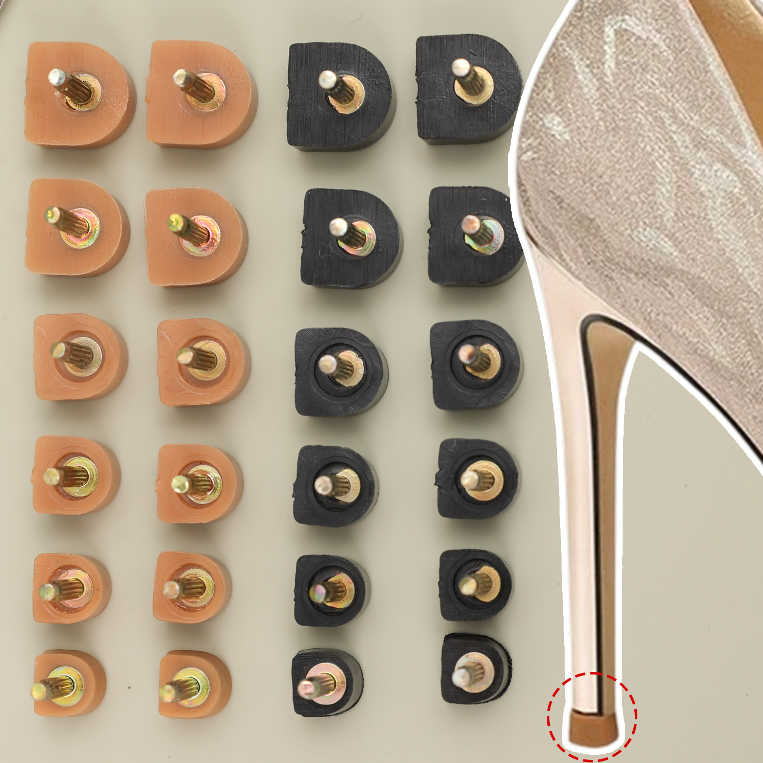 10Pcs Replacement  High Heel S - Sneaker Care Tips のレビューと価格
