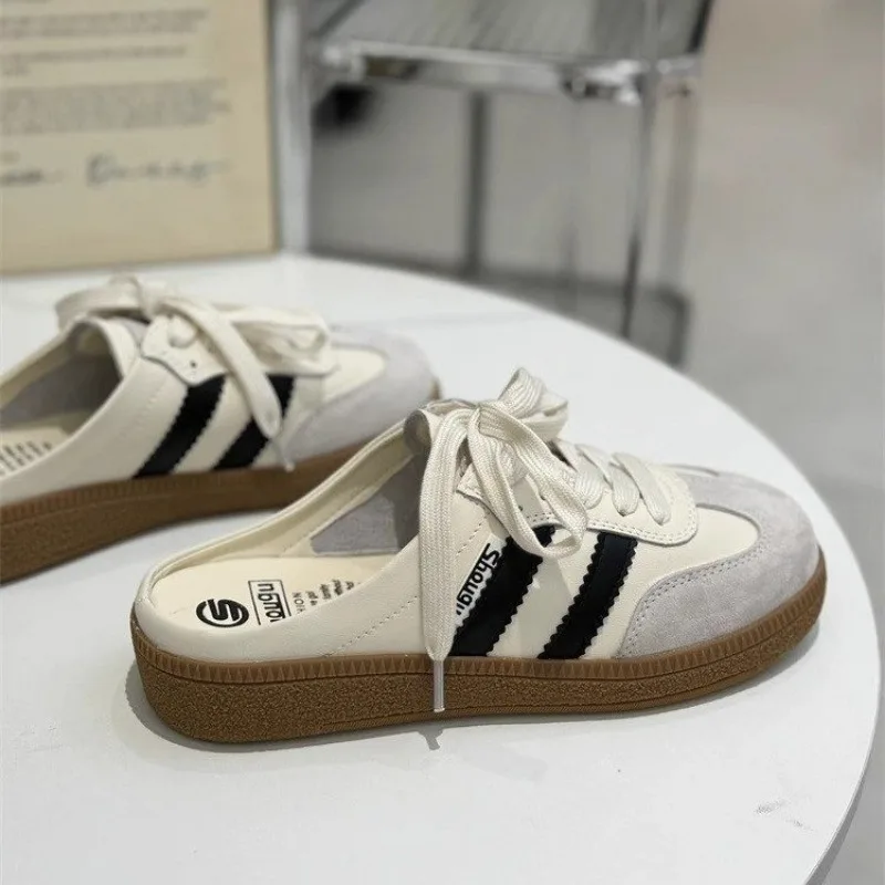 Women Mules Shoes Sports Round - Sneaker Care Set のレビューと価格