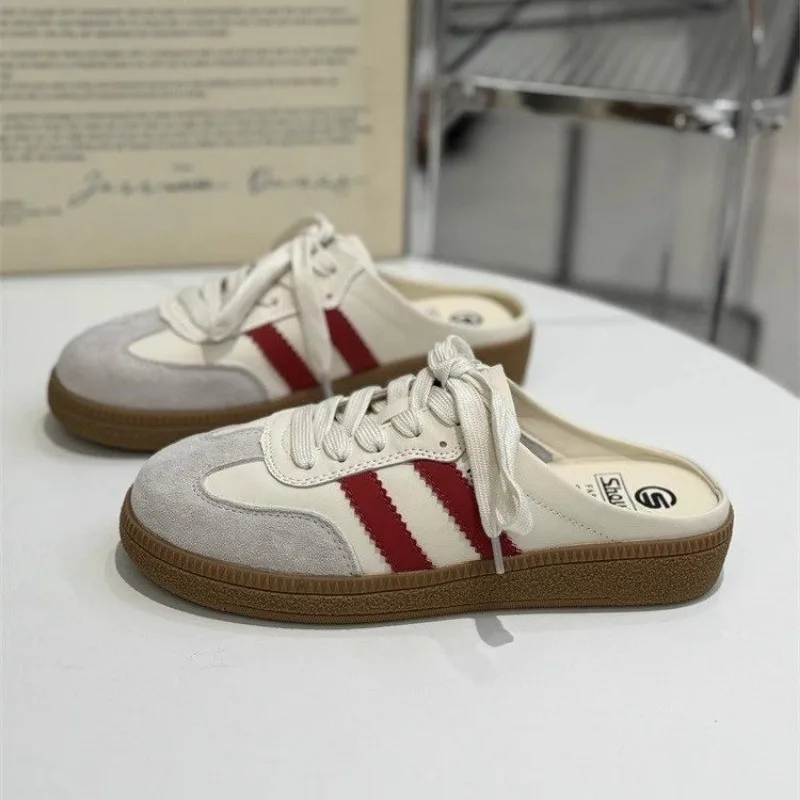 Women Mules Shoes Sports Round - Sneaker Care Set のレビューと価格