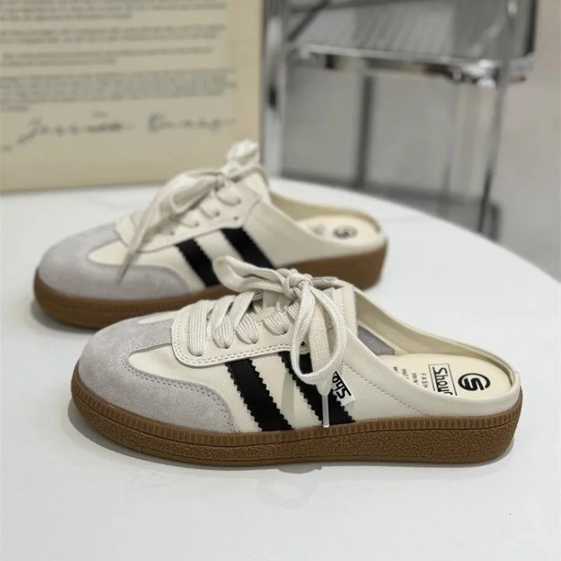 Women Mules Shoes Sports Round - Sneaker Care Set のレビューと価格