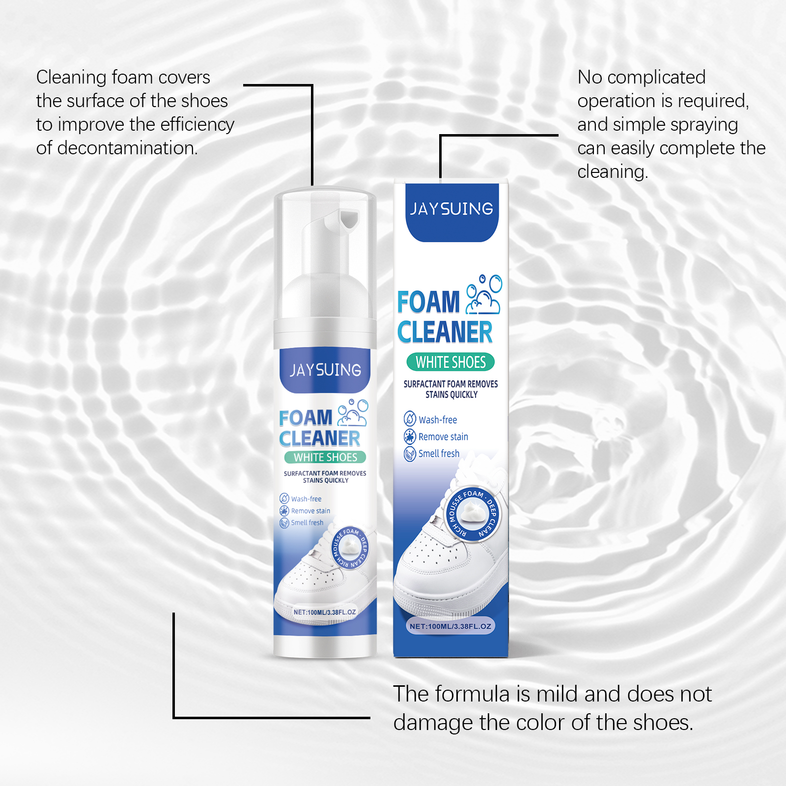 White Shoes Foam Cleaner No Ri - Sneaker Cleaning Kit のレビューと価格