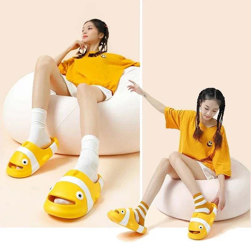 Cute Clownfish Slippers Men Wo - Sneaker Care Set のレビューと価格