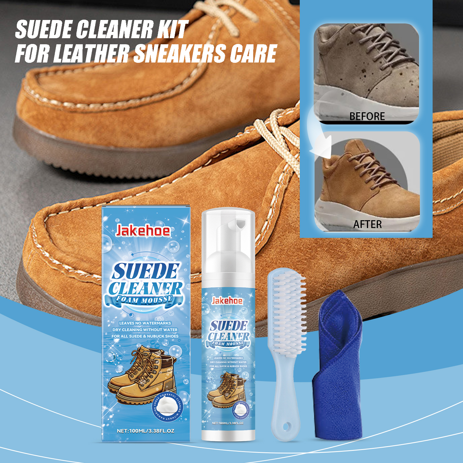 Suede Cleaner Kit Leather Velv - Sneaker Cleaning Kit のレビューと価格